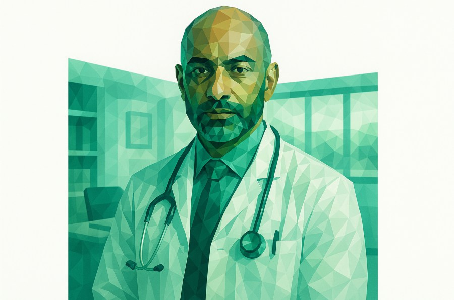 Portrait of Dr Naveed Younis, consultant physician